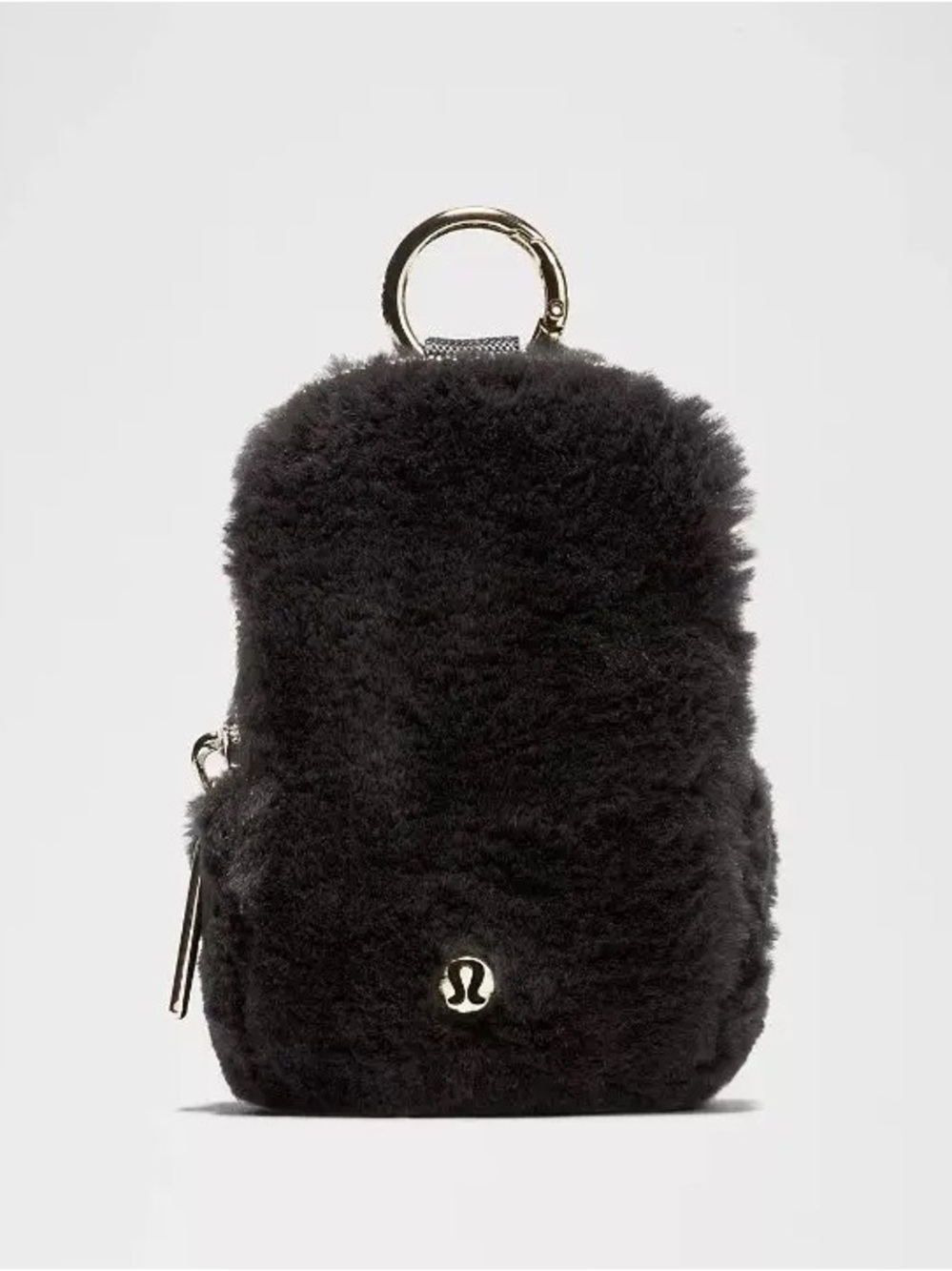 NWT Lululemon clippable nano pouch in fleece